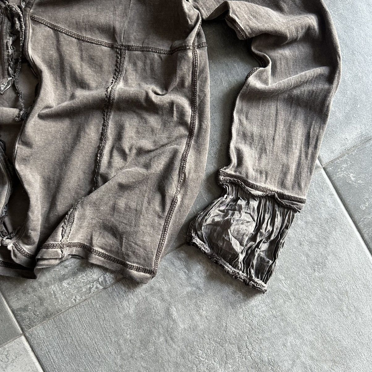 If Six Was Nine × Japanese Brand × Y/Project Vintage Japanese Style Longs-levee T-shirts Cardigan Y2K 00s Size L / US 10 / IT 46 - 5 Thumbnail