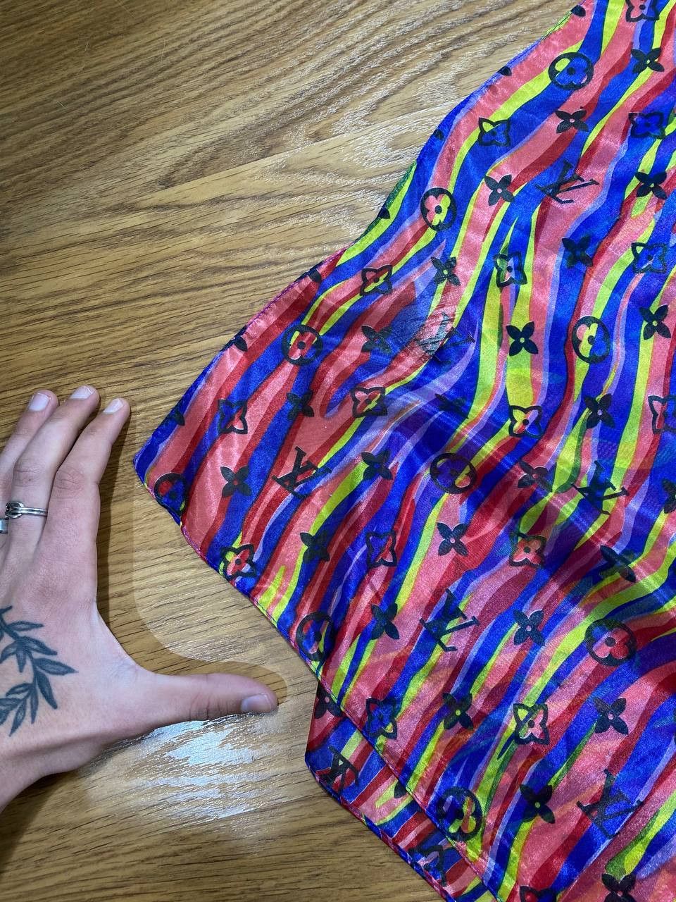 Louis Vuitton Louis Vuitton Multicolor Monogram Scarf Size ONE SIZE - 18 Thumbnail