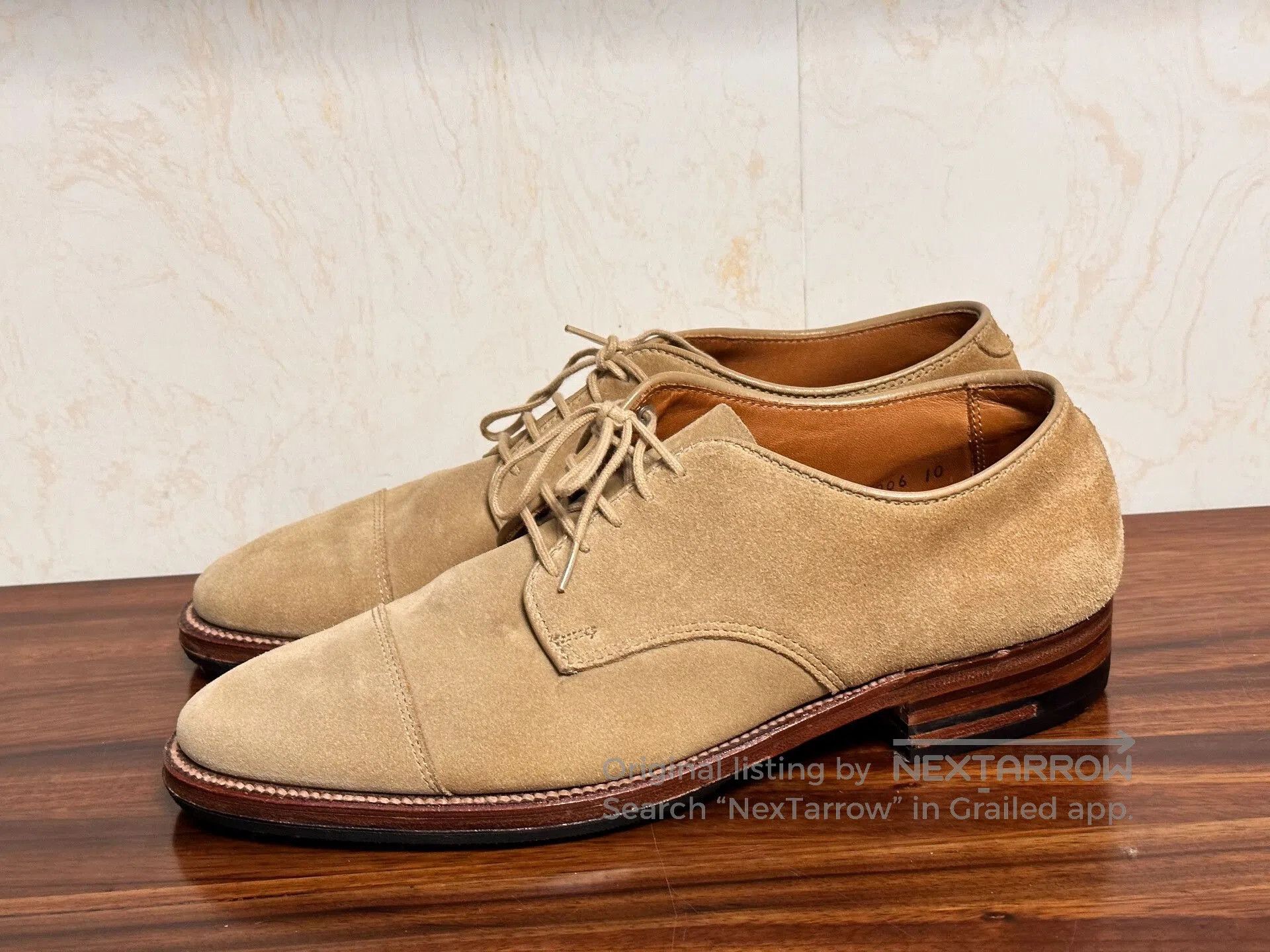 Alden Alden Suede Dover 95731F. Size US 7.5 / EU 40-41 - 3 Thumbnail