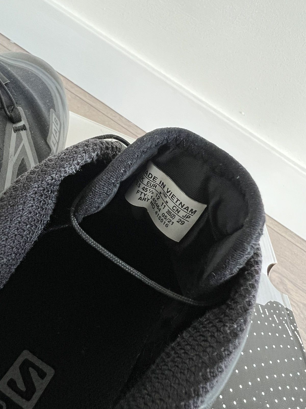 And Wander × Salomon And Wander x Salomon XT-6 Black Deep Teal 11 Size US 11 / EU 44 - 10 Thumbnail