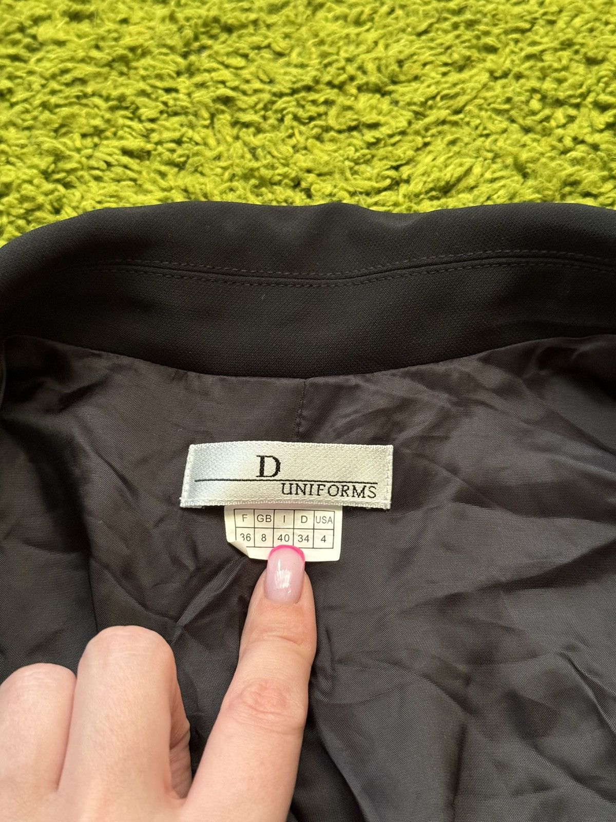 Christian Dior Monsieur × Designer Dior uniform minimalist black blazer Size S / US 4 / IT 40 - 4 Thumbnail