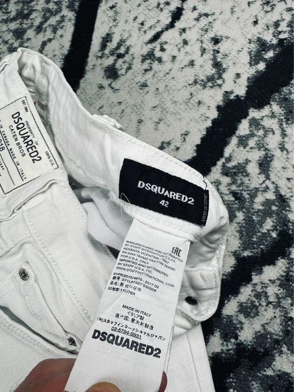 Dsquared2 Dsquared2 jeans pants white 42 italy Size US 38 / EU 54 - 7 Thumbnail
