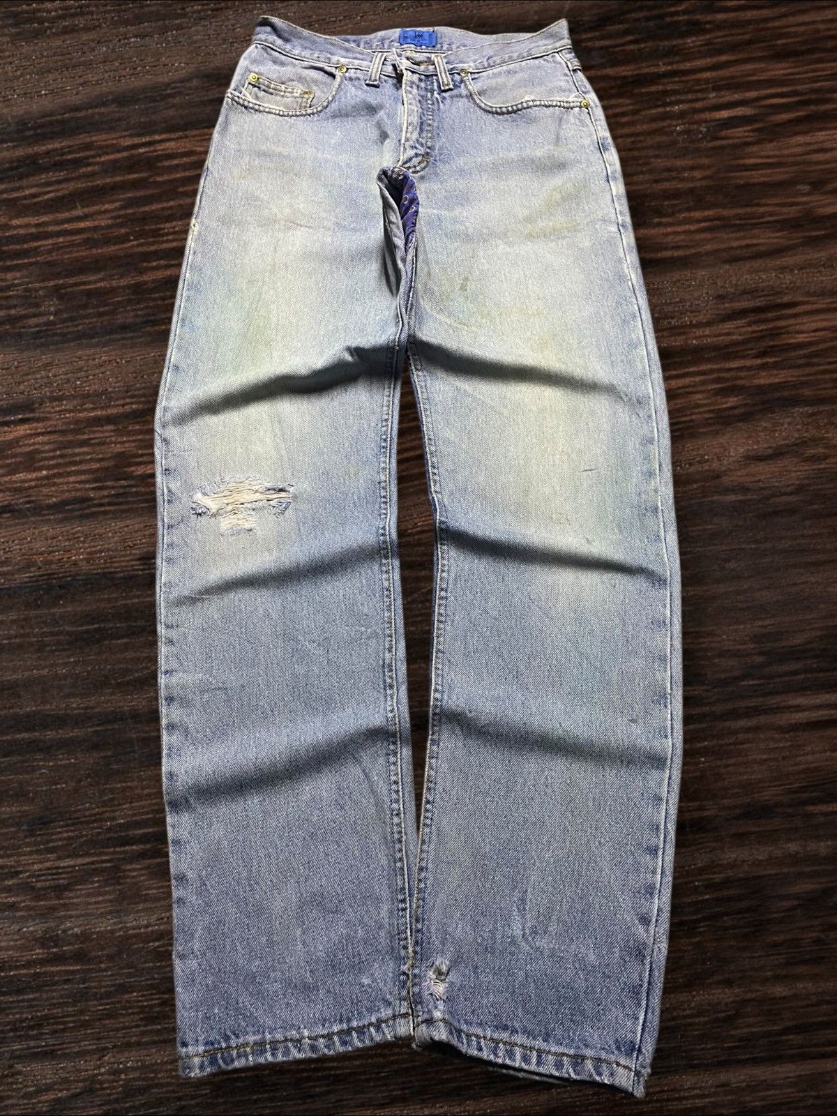 Vintage Lee Rough Riders Horse Button Western Cowboy Jeans