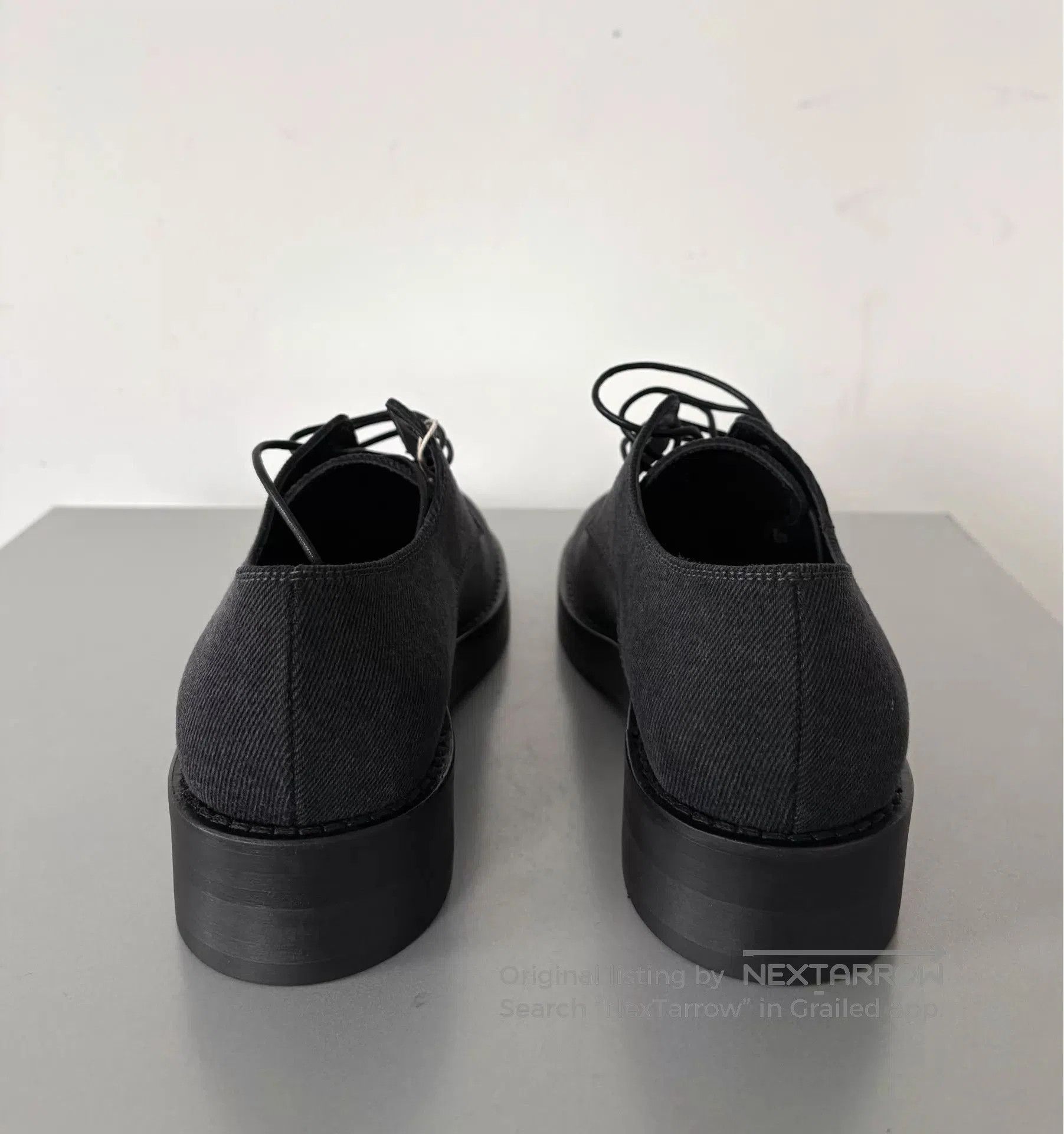 Ann Demeulemeester Black Lace-Up Formal Shoes Size 6.5. Size US 6.5 / EU 39-40 - 5 Thumbnail