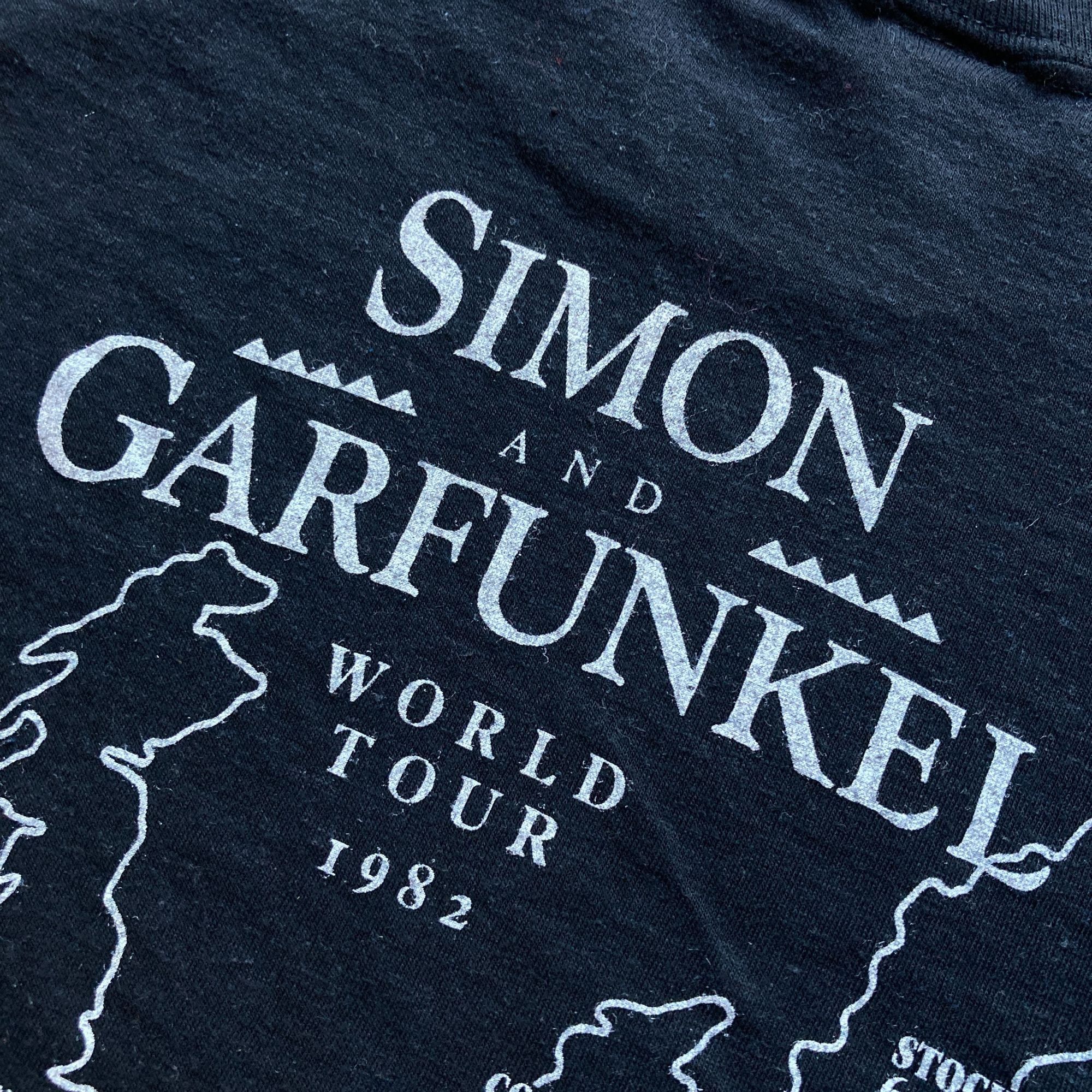 Spruce Simon & Garfunkel 1982 World Tour Single Stitch T-Shirt Size US M / EU 48-50 / 2 - 5 Thumbnail