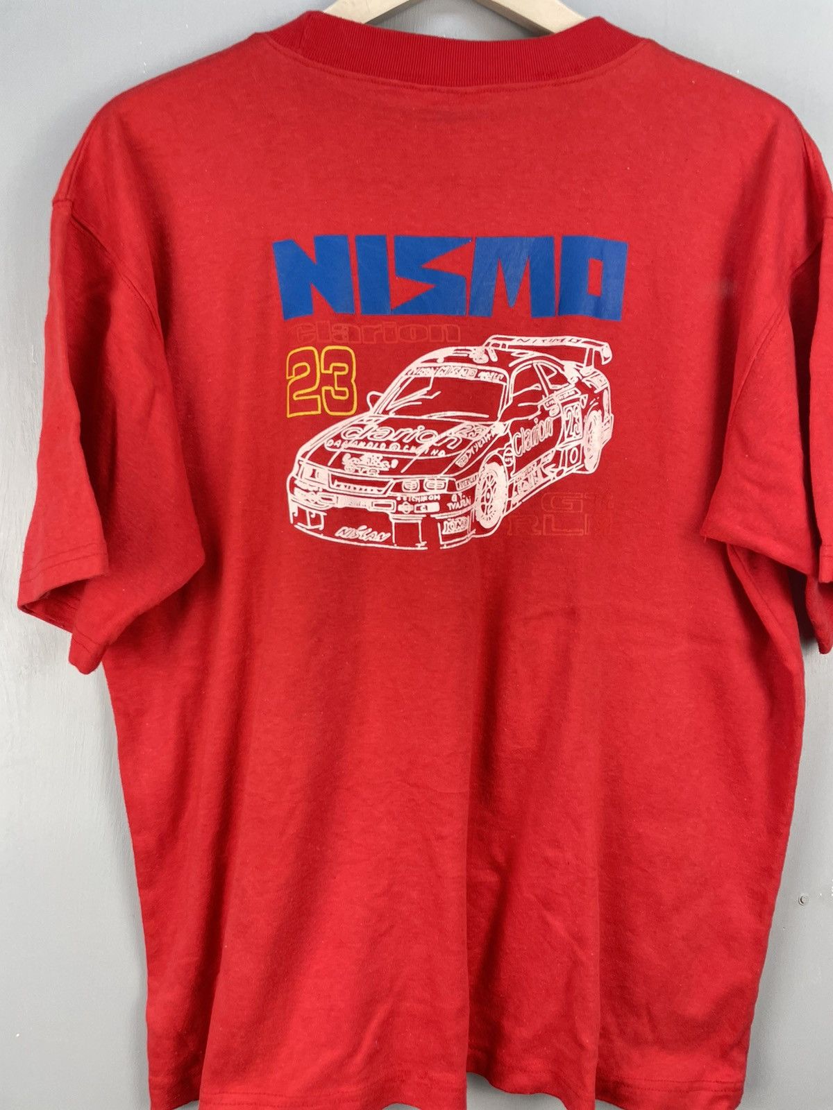 Vintage Vintage Nismo GT.RLM Clarion 23 t shirt Size US L / EU 52-54 / 3 - 3 Thumbnail