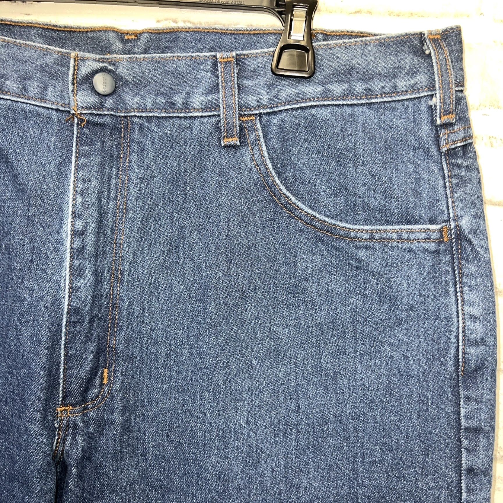 Carhartt VINTAGE Carhartt Jeans 38x32 MENS Blue 3 HRC FR Straight Trousers Size US 38 / EU 54 - 2 Thumbnail