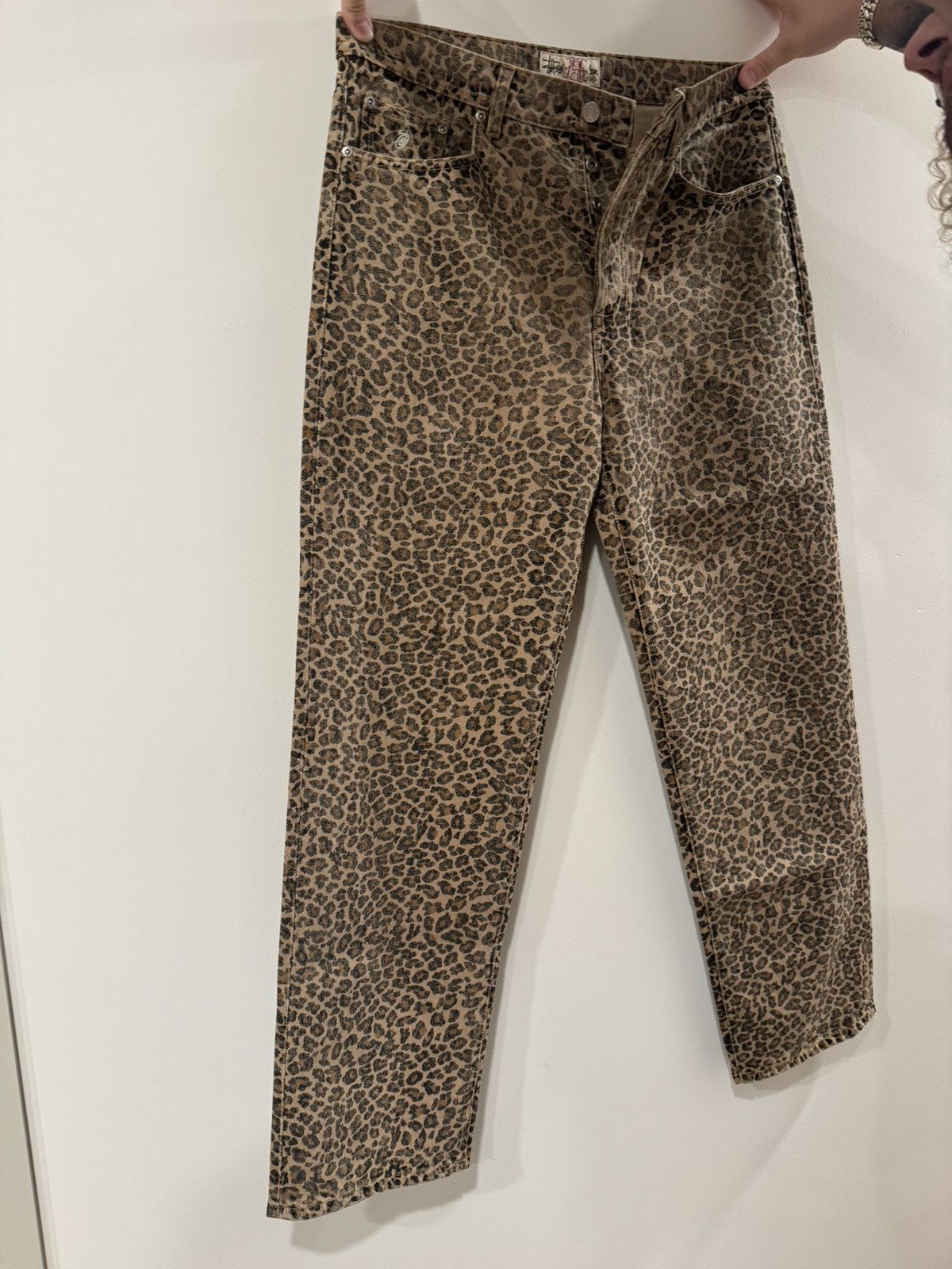 即完品stussy NEW CLASSIC JEAN DENIM LEOPARD 即完品stussy NEW CLASSIC JEAN DENIM LEOPARD