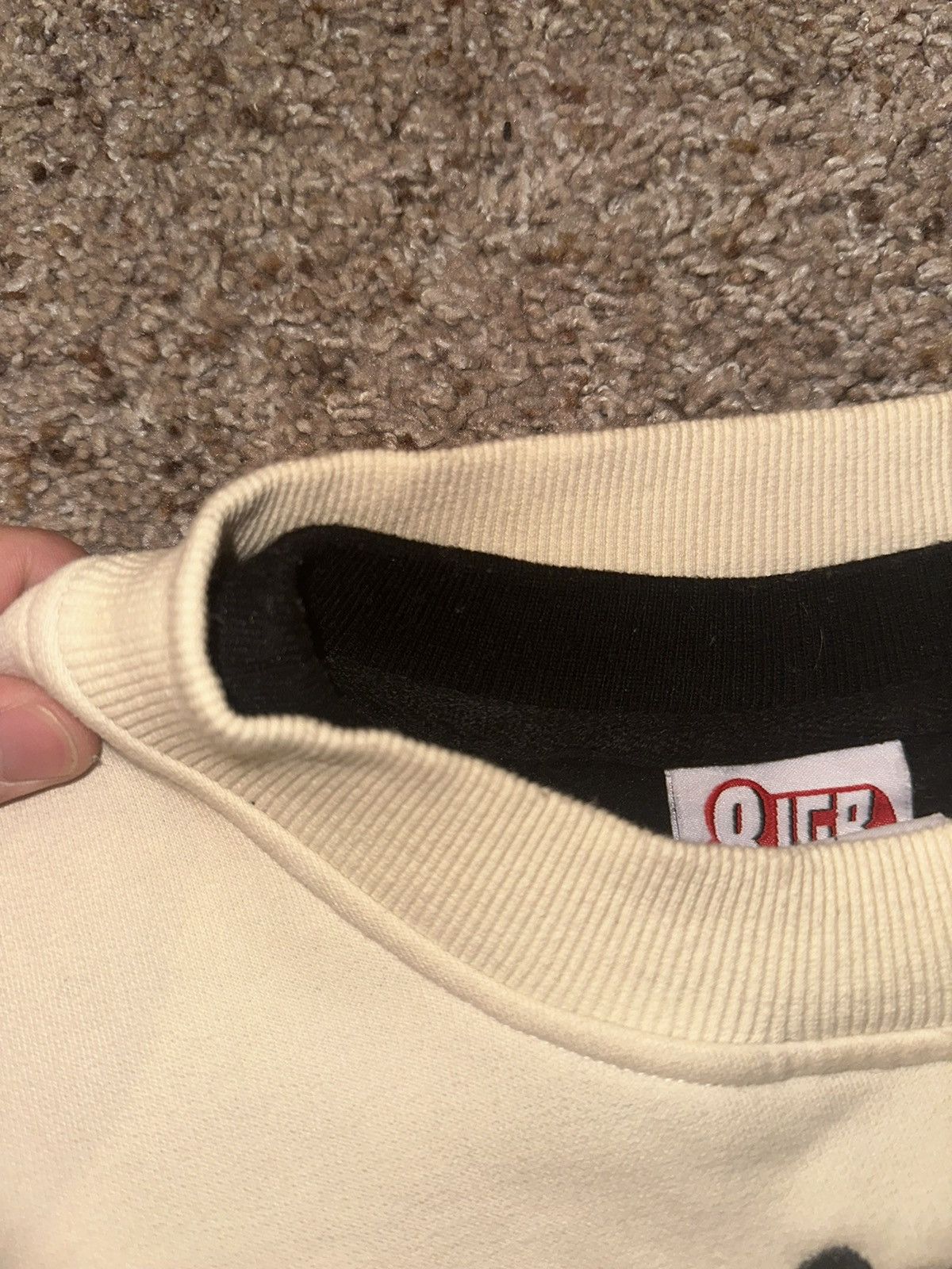 Other 8IGB Y2K black/tan thick crewneck Size US S / EU 44-46 / 1 - 7 Thumbnail