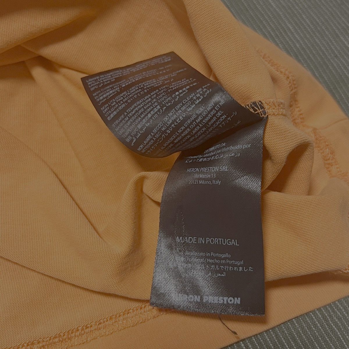 Heron Preston Heron Preston “Community Service” Oversized Orange tee Size US M / EU 48-50 / 2 - 4 Thumbnail