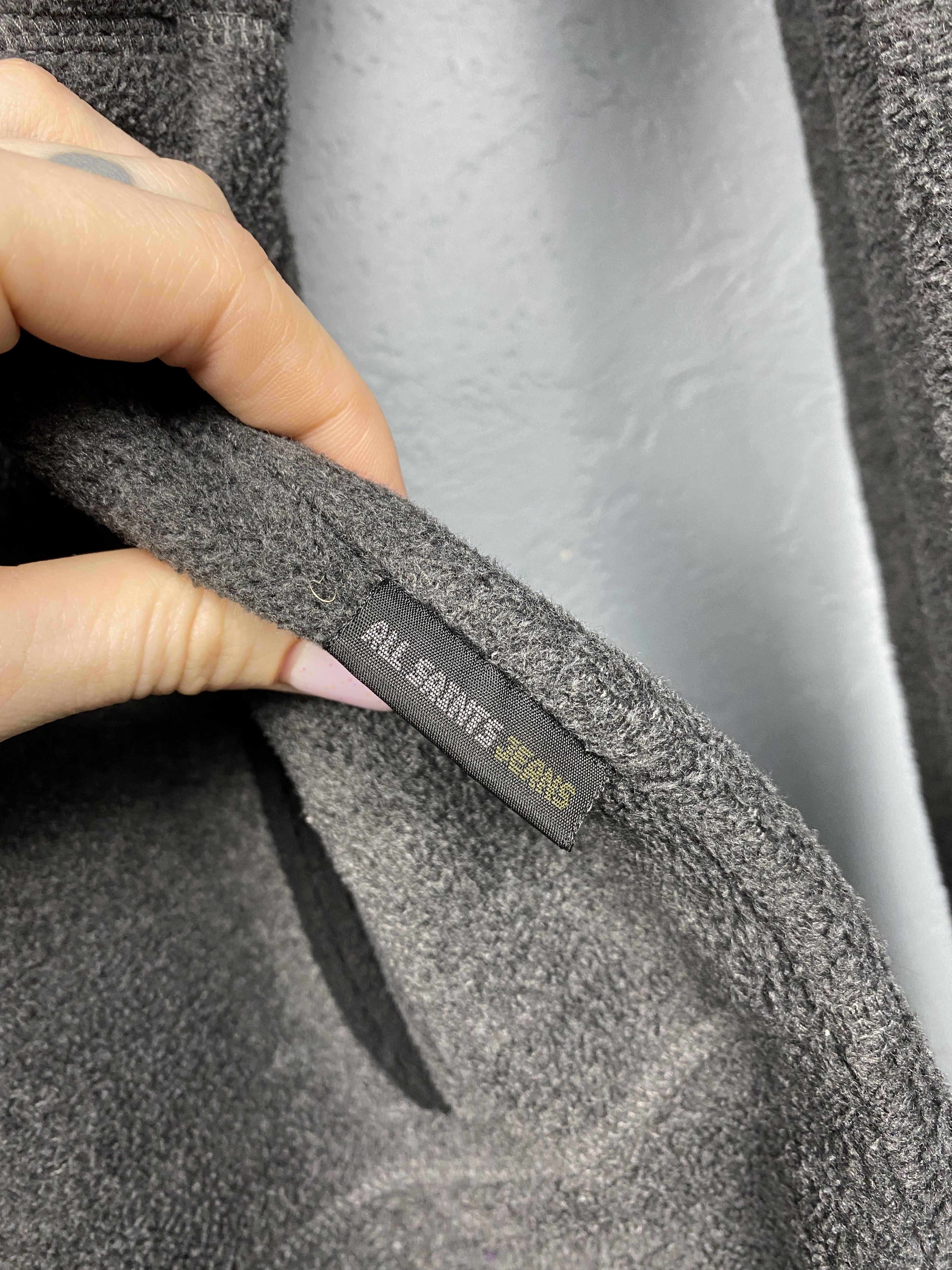 Allsaints Allsaints Jeans Vintage Fleece Zip Hoodie Y2K Size US L / EU 52-54 / 3 - 5 Thumbnail