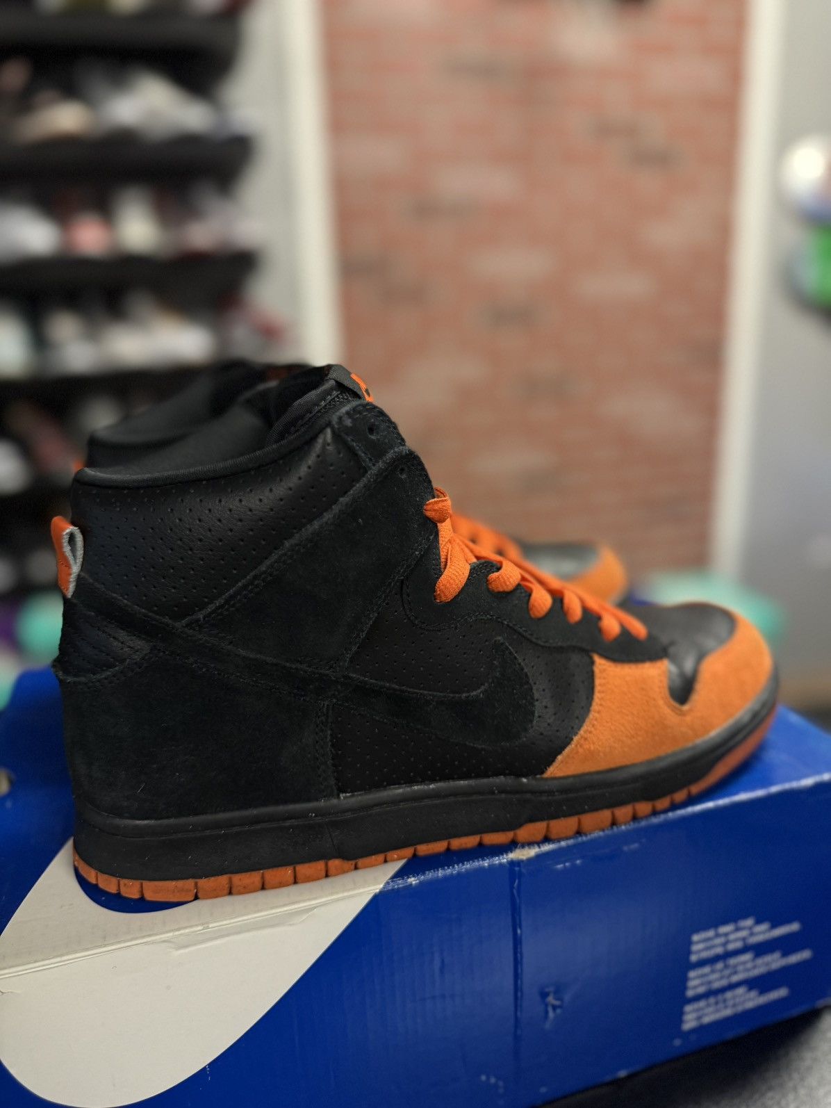 Nike Size 11 - Nike Dunk Pro Sb High Black Nike 305050-005 Size US 11 / EU 44 - 5 Thumbnail
