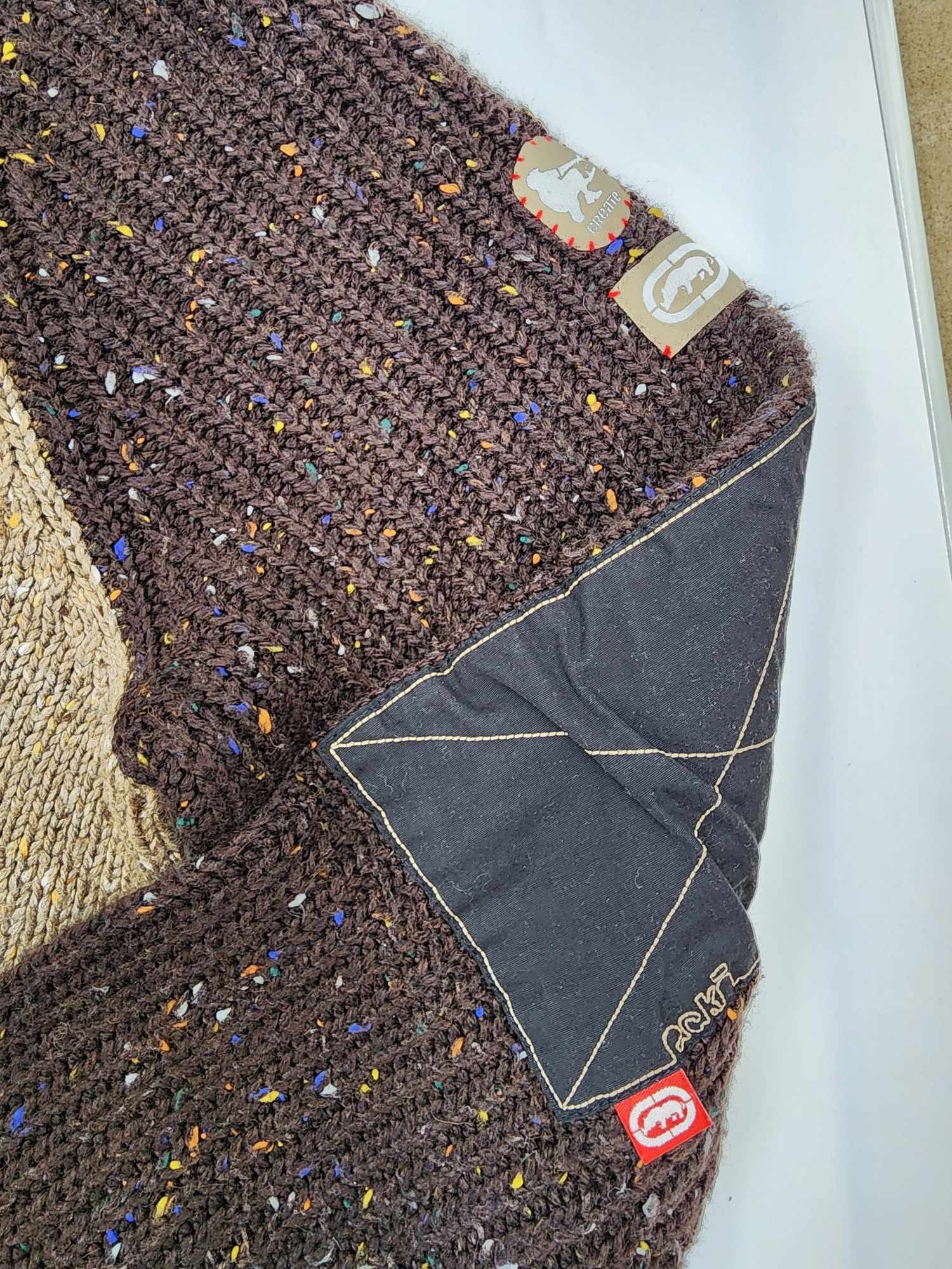 Ecko Unltd. Rare Ecko Knit Sweater 2002 – Dark & Light Brown – Size XL Size US XL / EU 56 / 4 - 9 Thumbnail