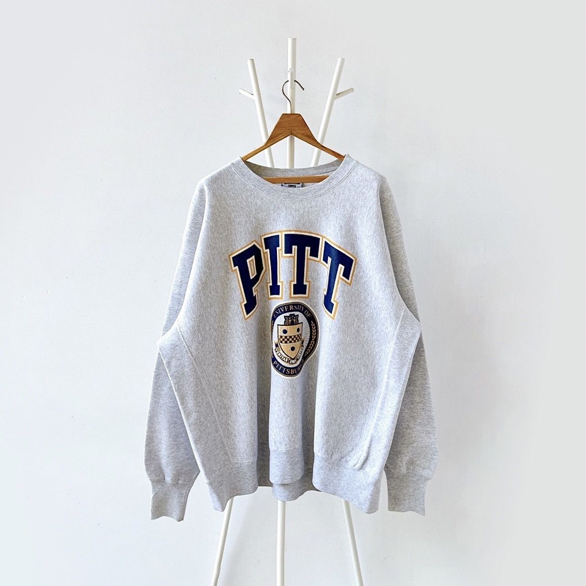 Lee × Vintage 90s University of Pittsburgh Pitt athletic sweatshirt/ 2X Size US XXL / EU 58 / 5 - 1 Thumbnail