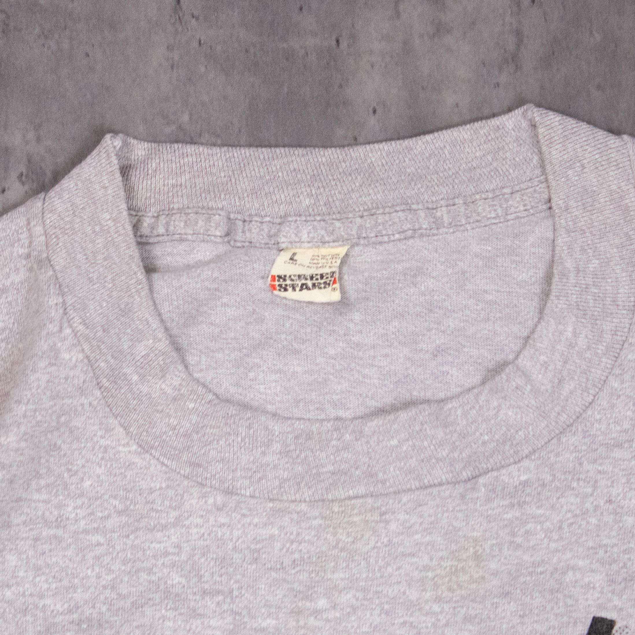 Band Tees × Vintage Vintage 1990s Fayrewether Single Stitch Heather Gray Tee Size US M / EU 48-50 / 2 - 5 Thumbnail