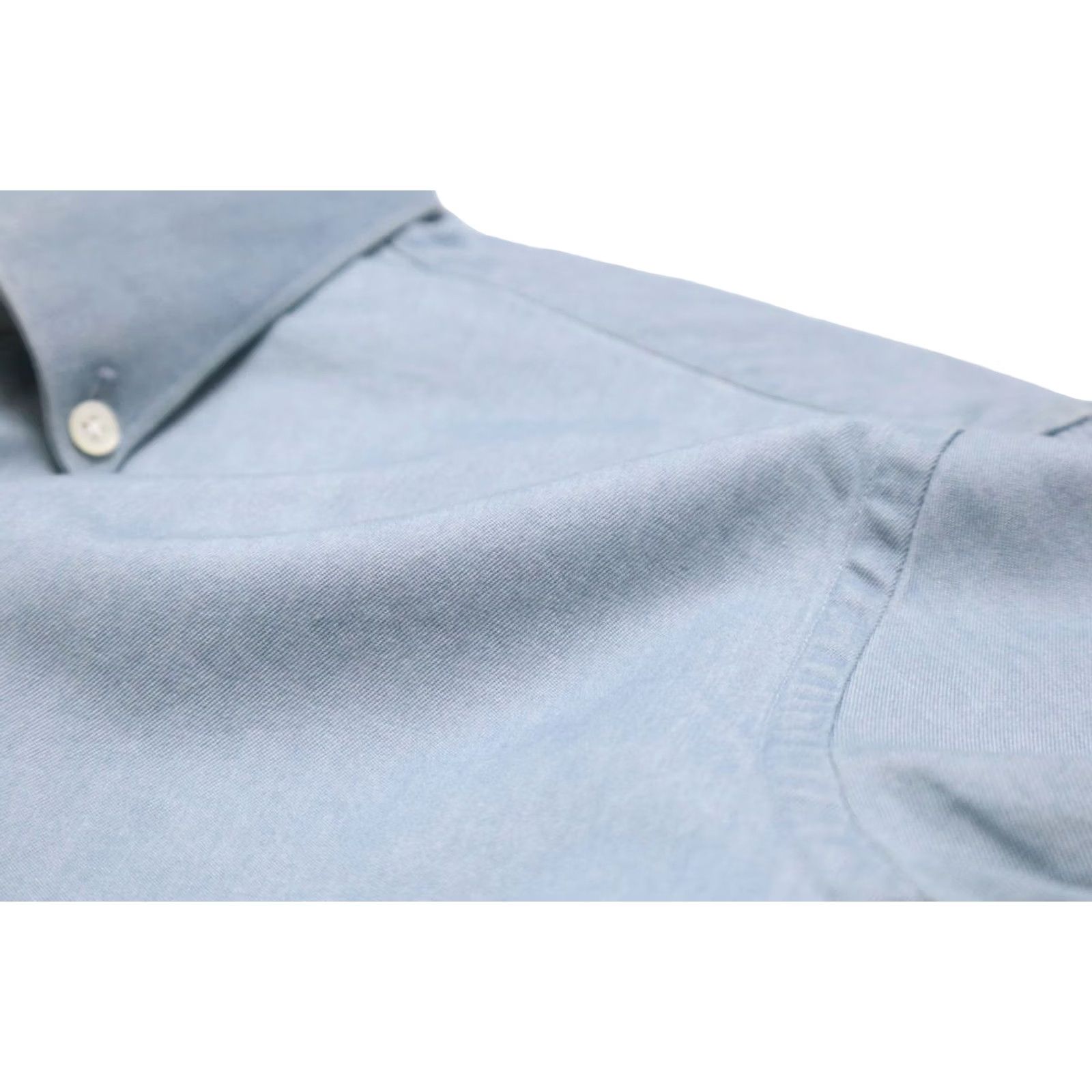 Suitsupply Suitsupply Extra Slim Fit Formal Shirt Blue Mens MEDIUM Button Down Neck Size 40R - 5 Thumbnail