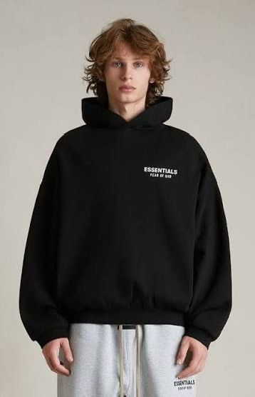 Fear of God Fear of God Essentials Black Fleece Hoodie II NEW! Medium Size US M / EU 48-50 / 2 - 5 Thumbnail