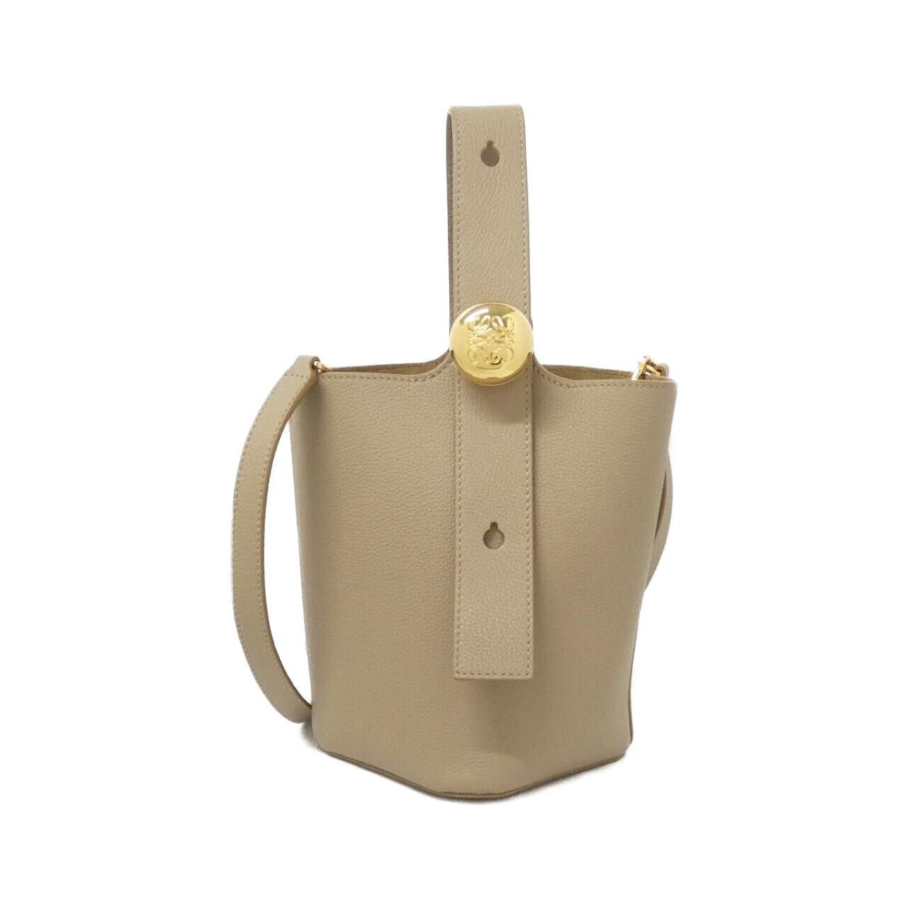 Loewe Loewe Pebble Bucket Mini Calf Bag Leather Crossbody Bag AANBBBMX02 DUTY FREE for USA