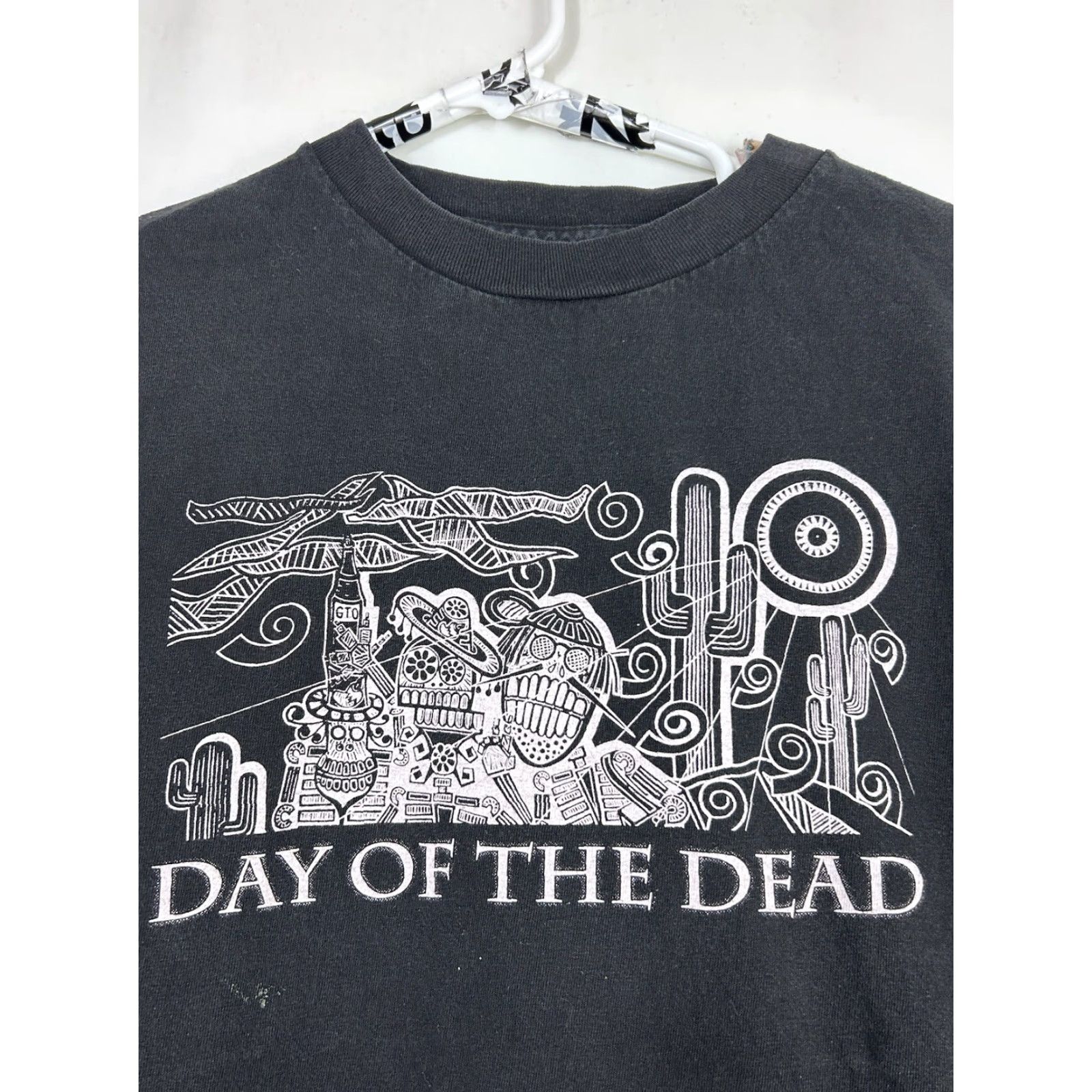 Sugar Day Of The Dead Mens Medium Black Short Sleeve T Shirt Jesus Cruz Jr. Sugar Shirt Mens M Black Day Of The Dead Size US M / EU 48-50 / 2 - 3 Thumbnail