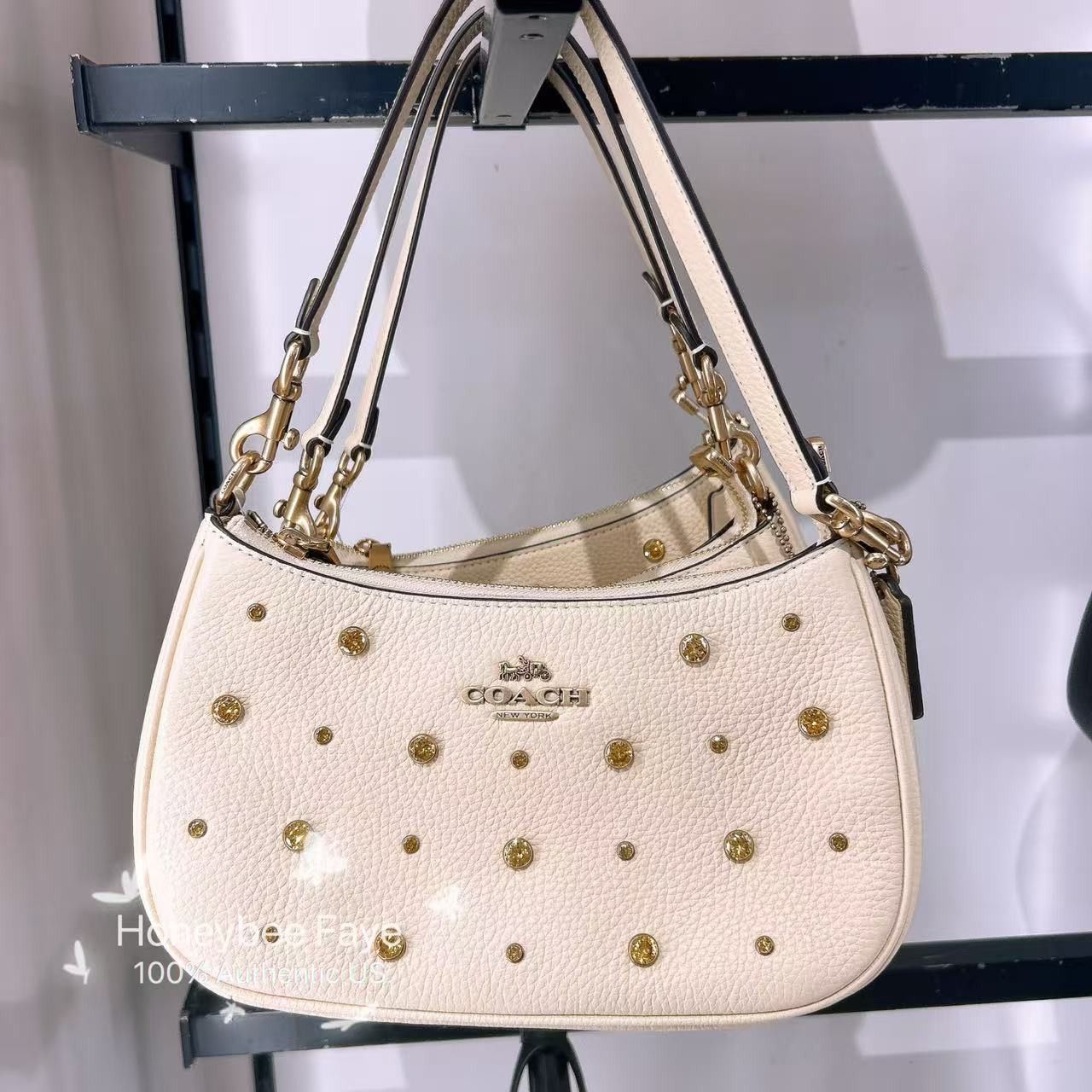 Coach Teri Shoulder Bag With Crystal CAL48 Size ONE SIZE - 1 Thumbnail
