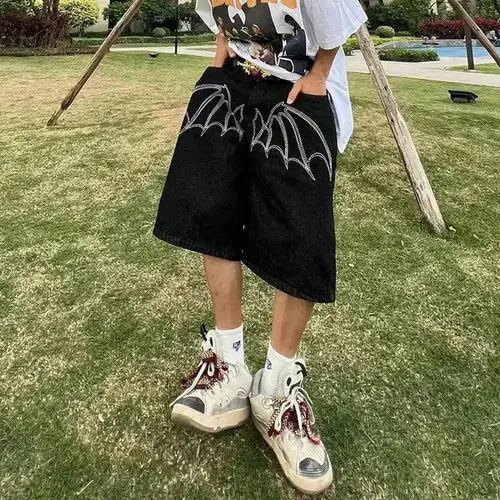 Other Hip Hop Washed Retro Summer Jeans Mens Pocket Denim Shorts Size US 34 / EU 50 - 4 Thumbnail