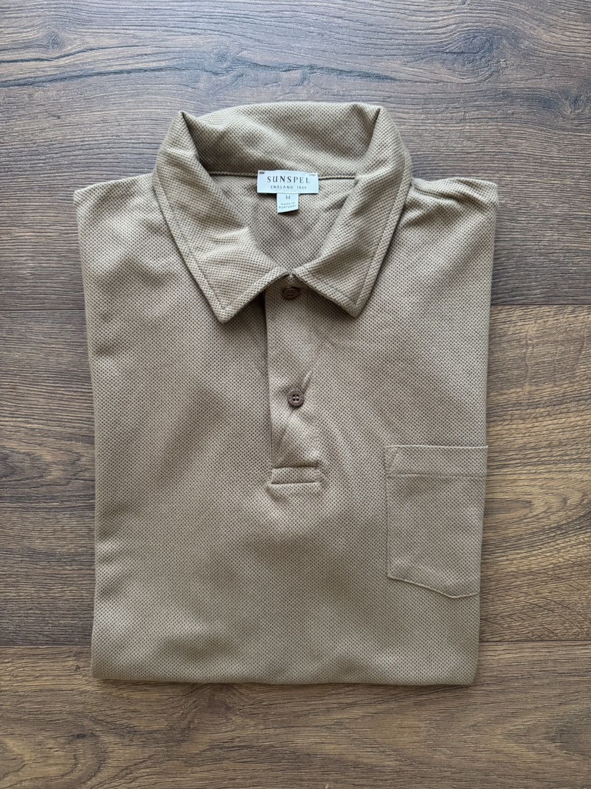 Sunspel Sunspel Dune Riviera Polo - Size M Size US M / EU 48-50 / 2 - 1 Thumbnail