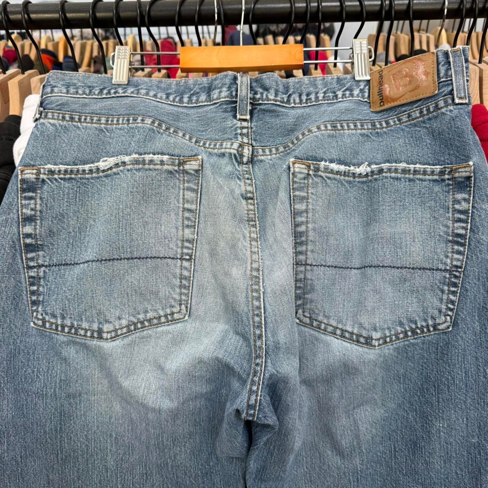Other Vintage Y2K Baggy Bullhead Faded Denim Jeans Size US 38 / EU 54 - 7 Thumbnail