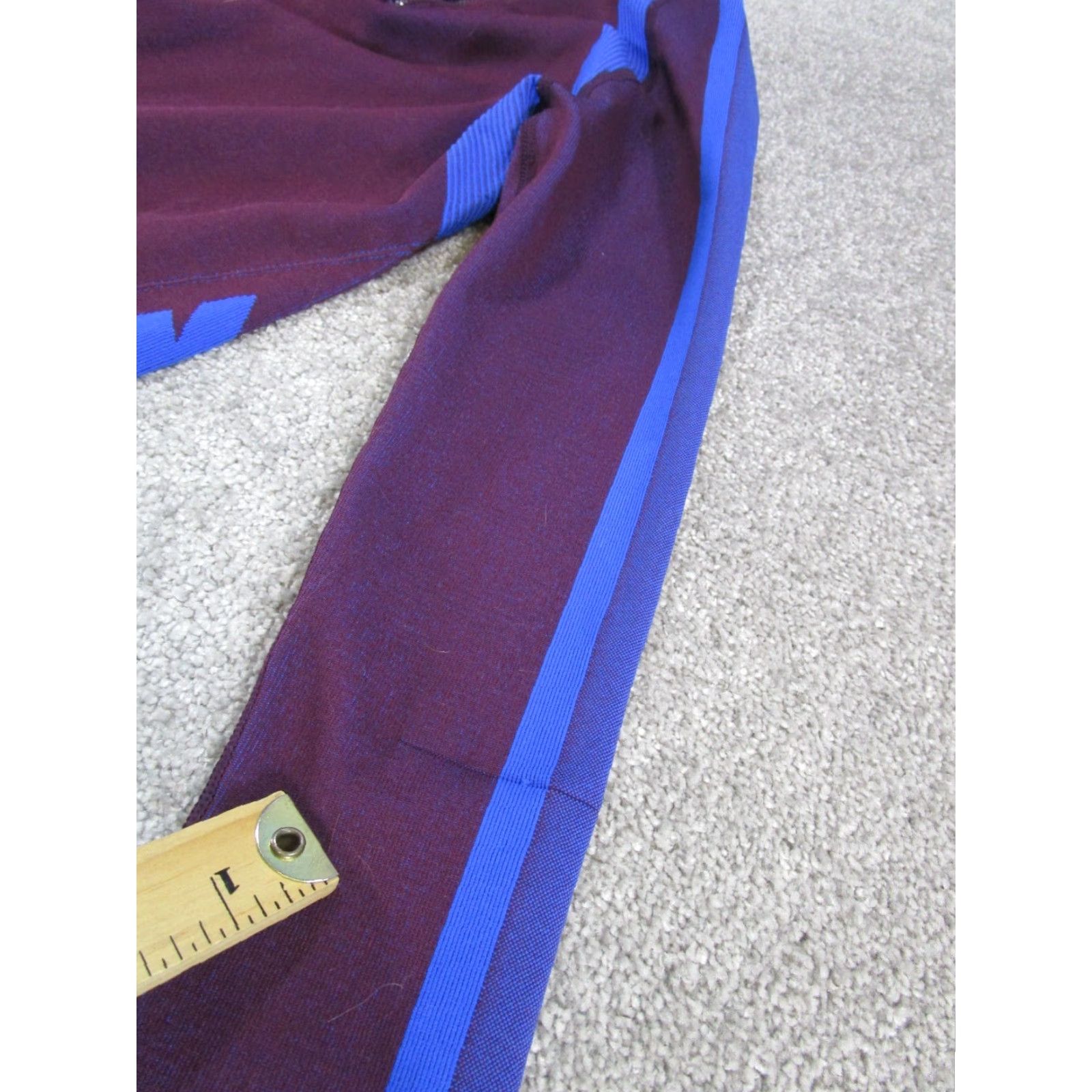 Victoria's Secret VINTAGE Victoria's Secret Sweater Shirt Womens S Mock Neck Fleece Pullover Blue Pink Solid 90s Concert? (Oops) Size S / US 4 / IT 40 - 3 Thumbnail