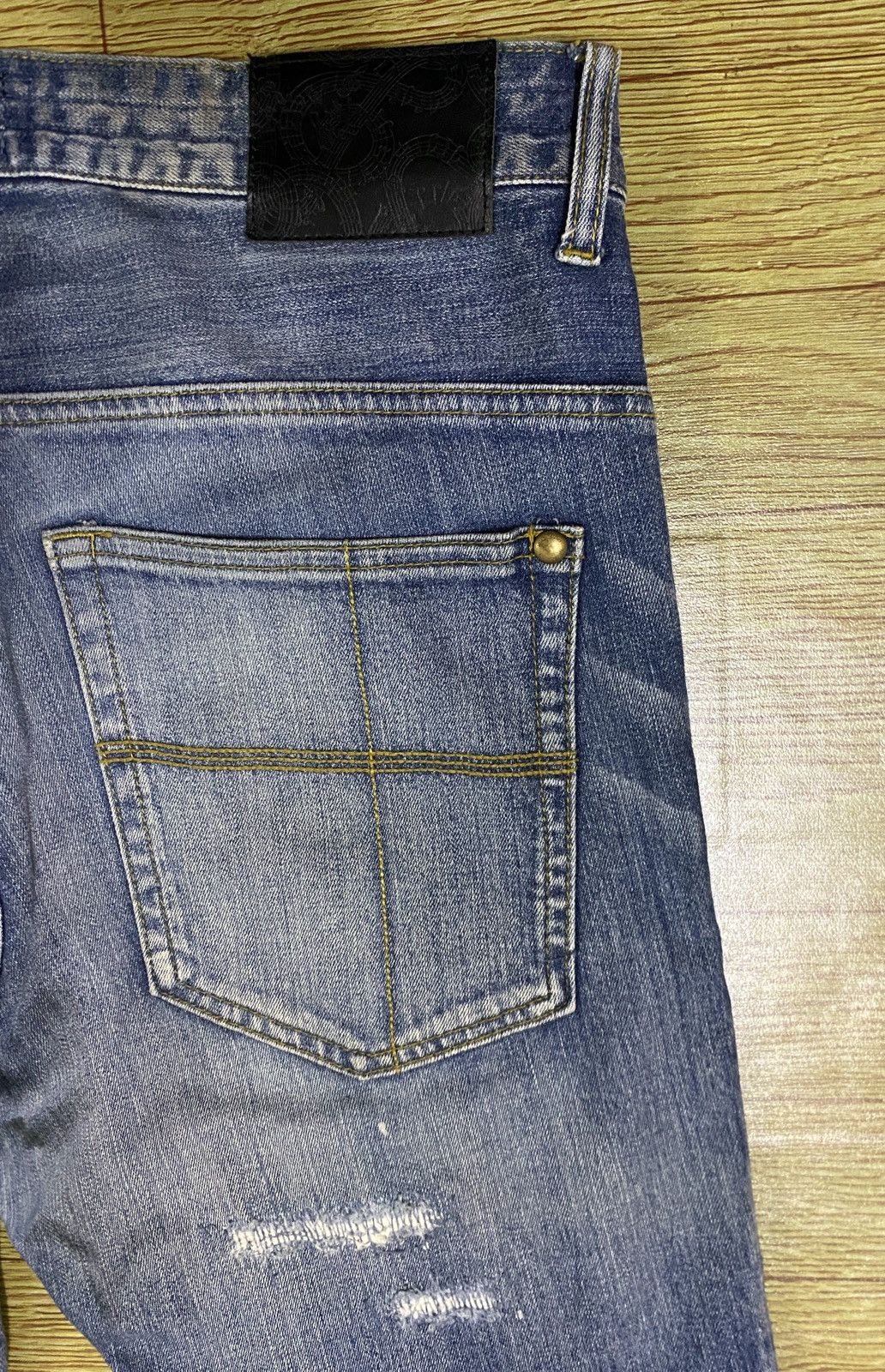 Number (N)ine Very Rare Vintage Number Nine 1piu1guale3 Ripped Jeans 2000s Size US 32 / EU 48 - 7 Thumbnail