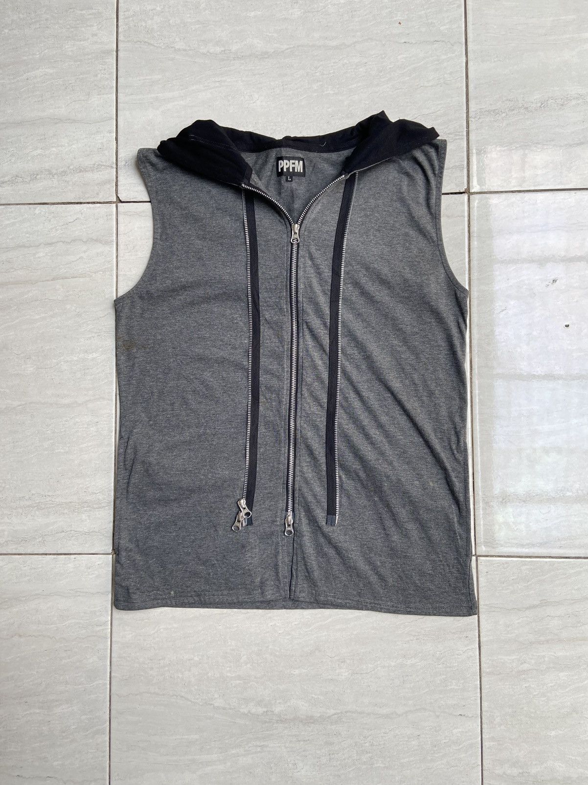 PPFM PPFM Grey Zipper Vest Size US S / EU 44-46 / 1 - 8 Thumbnail