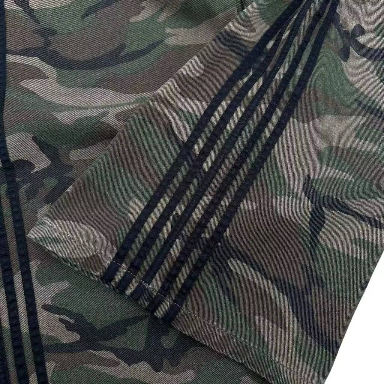 Japanese Brand × Vintage camouflage striped casual loose jeans Size US 36 / EU 52 - 6 Thumbnail