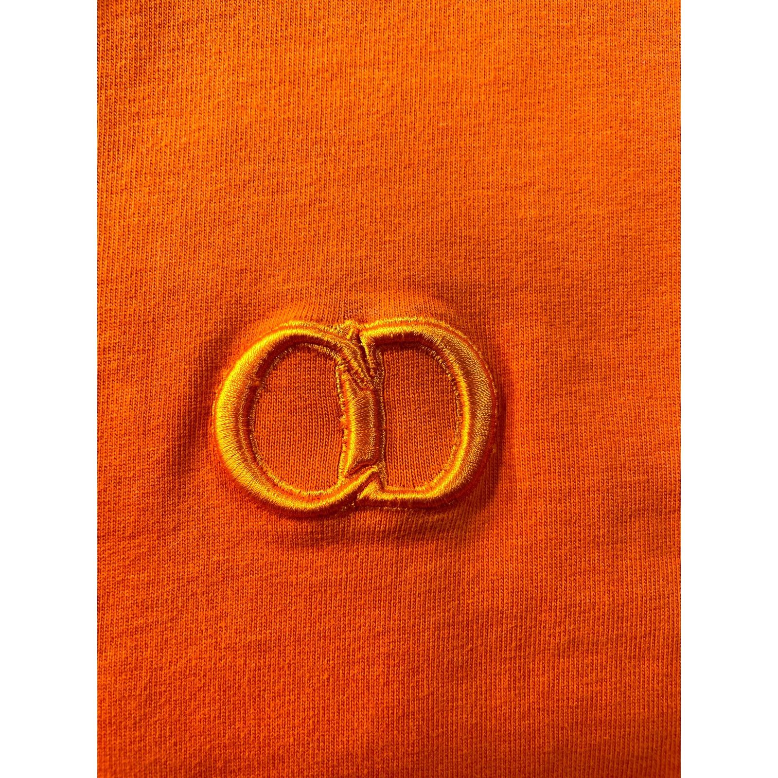 Dior Dior "CD Logo" Orange Tee Size US XXL / EU 58 / 5 - 6 Thumbnail