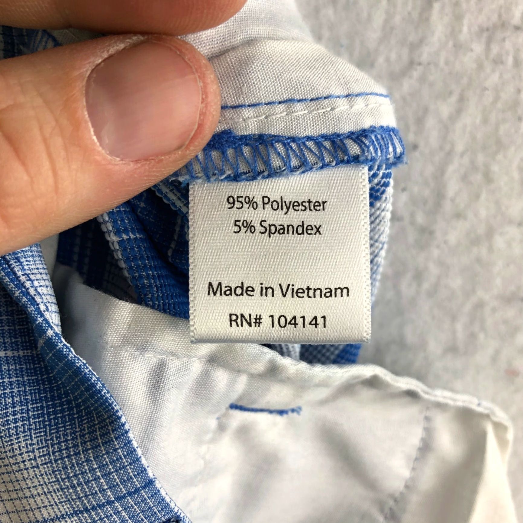 Vintage Walter Hagen Mens Bermuda Shorts Beach Denim Cotton Mid Rise 42 Blue Plaid Pockets Regular United States Vintage? No Size US 42 / EU 58 - 7 Thumbnail