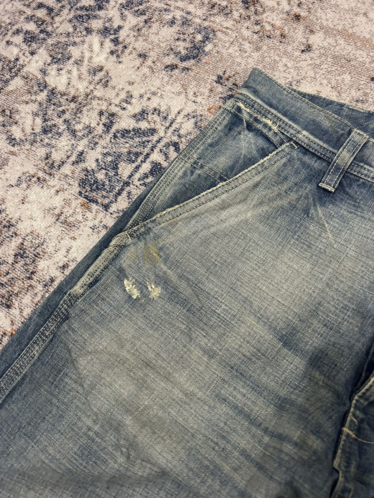Japanese Brand Vintage Lounge Lizard Carpenter Jeans Size US 31 - 9 Thumbnail