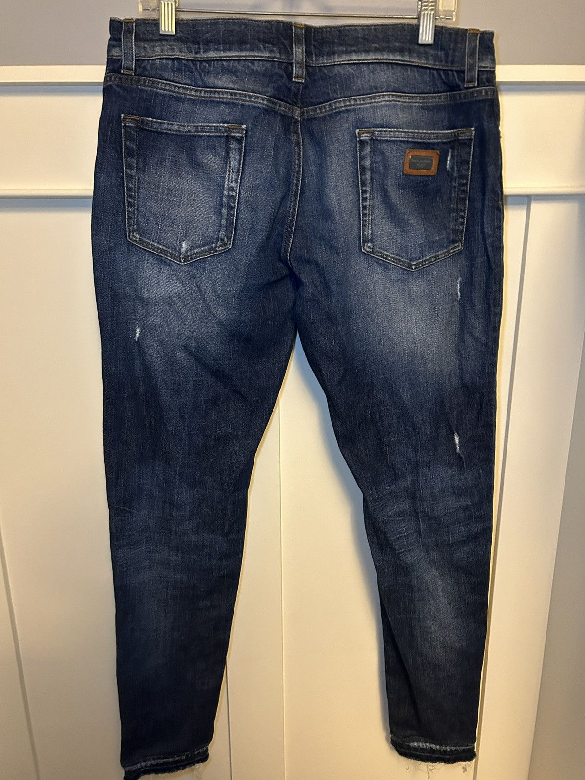 Dolce & Gabbana Vintage Dolce and Gabbana distressed slim skinny jeans Size US 34 / EU 50 - 2 Thumbnail