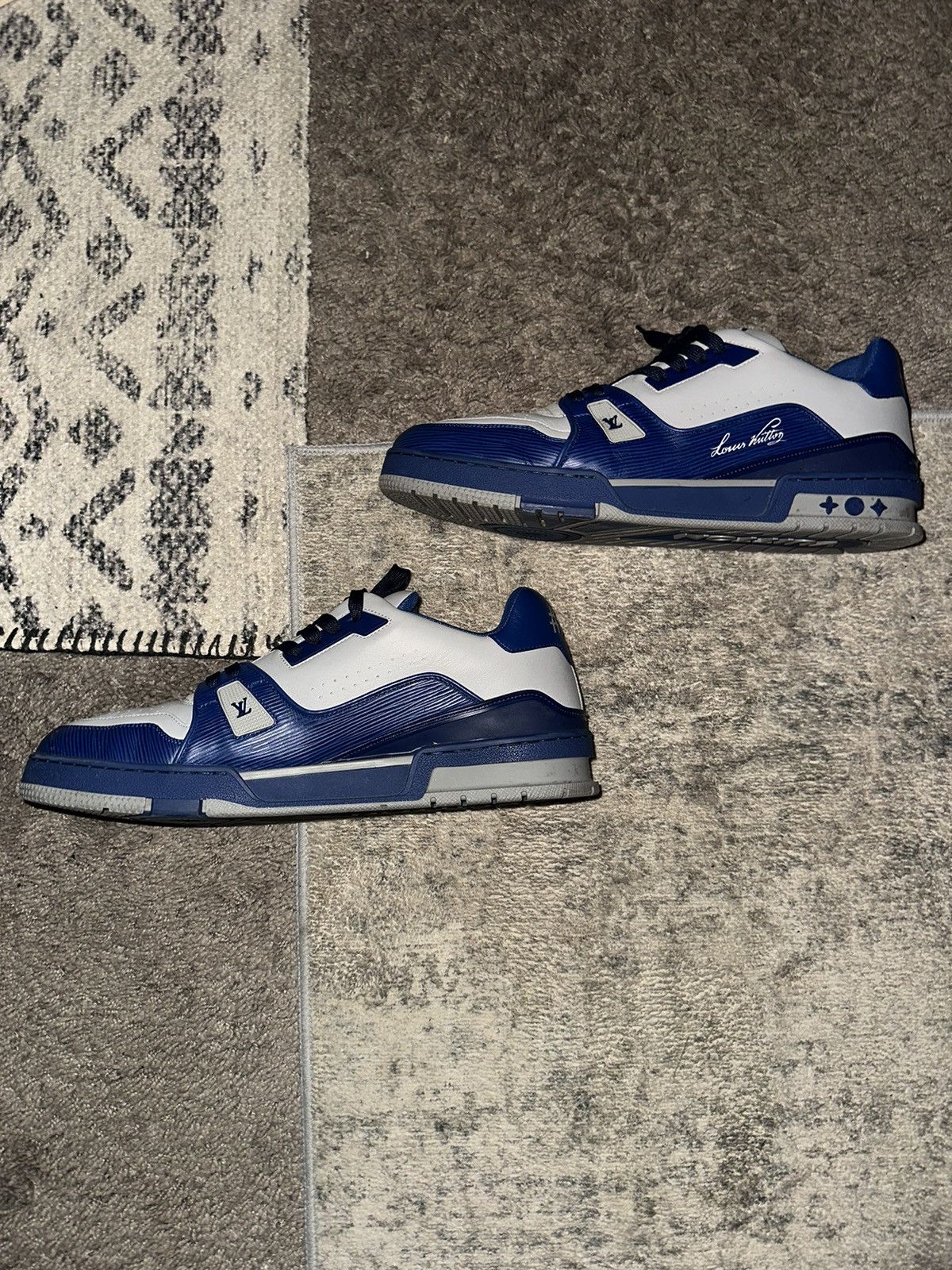 Louis Vuitton Trainer Sneaker Navy Blue