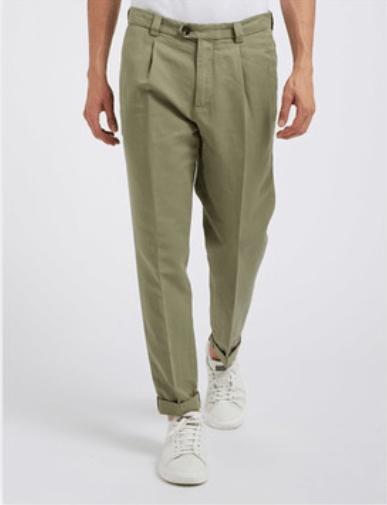 image of Brunello Cucinelli O1W1Db10424 Pants In Light Green, Men's (Size 30)