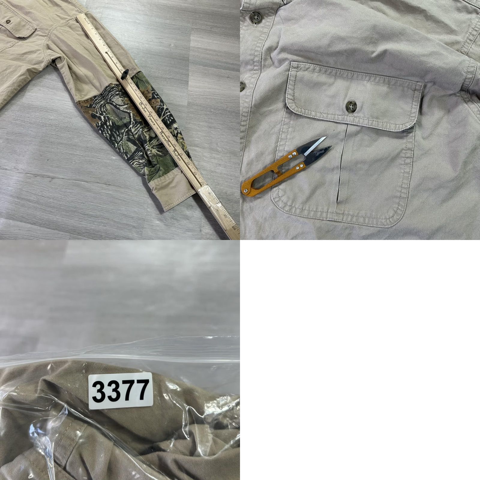 Vintage Cabela's Shirt Mens XLT Beige Camo Patch Long Sleeve Button Up Hunting Outdoor Size US XL / EU 56 / 4 - 8 Thumbnail