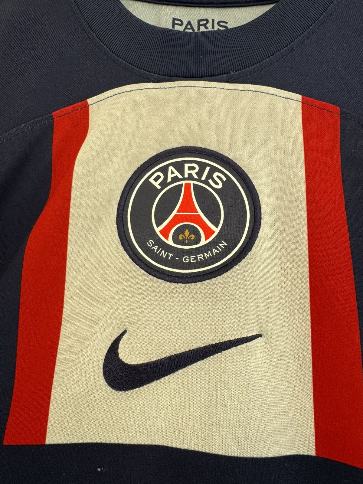 Nike PSG 2022-2023 Home Soccer Jersey Football Kit Shirt Size US M / EU 48-50 / 2 - 6 Thumbnail