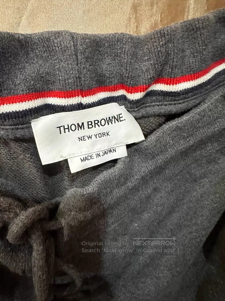 Thom Browne Thom Browne size 3 Gray classic four-striped pants Size US 34 / EU 50 - 7 Thumbnail