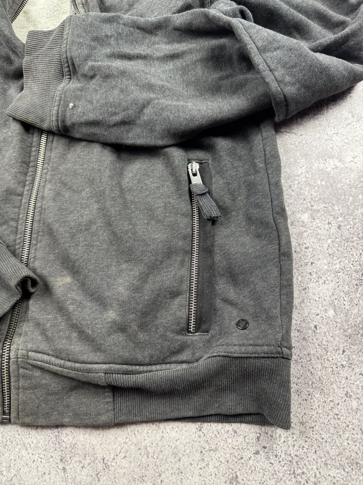 Allsaints VTG Y2K RICK OWENS STYLE AVANT GARDE DISTRESSED BOMBER JACKT Size US M / EU 48-50 / 2 - 8 Thumbnail
