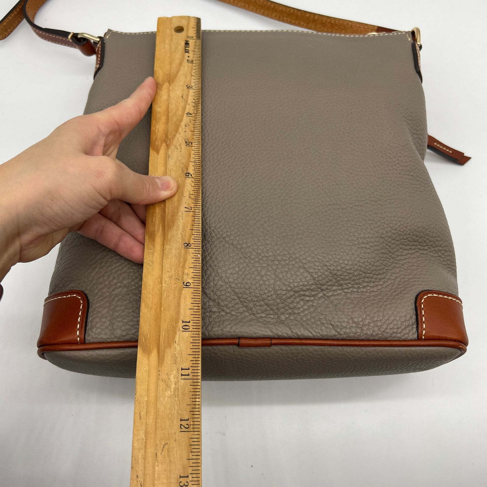 Dooney & Bourke Dooney & Bourke Pebble Leather Purse Smoke Color Size ONE SIZE - 10 Thumbnail