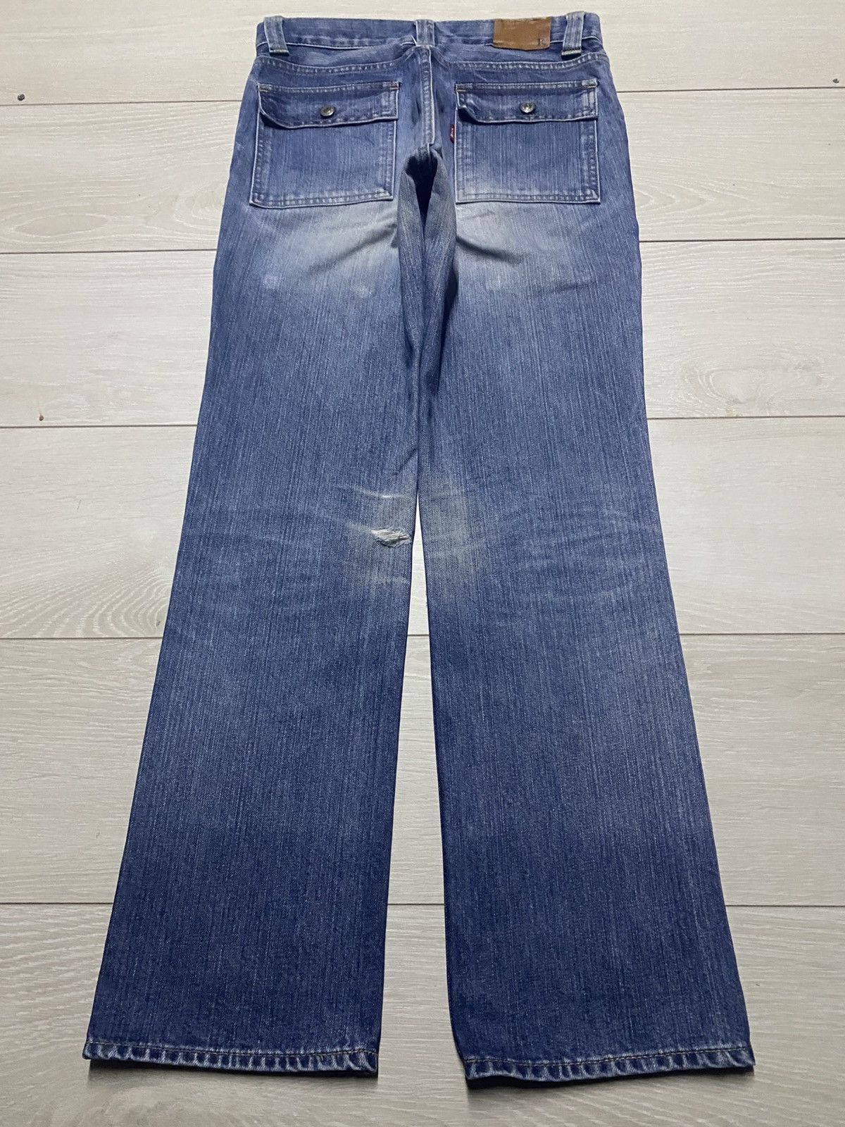 Issey Miyake Vintage Japanese N&M Issey miyake Style Distressed Jeans Size US 30 / EU 46 - 2 Thumbnail