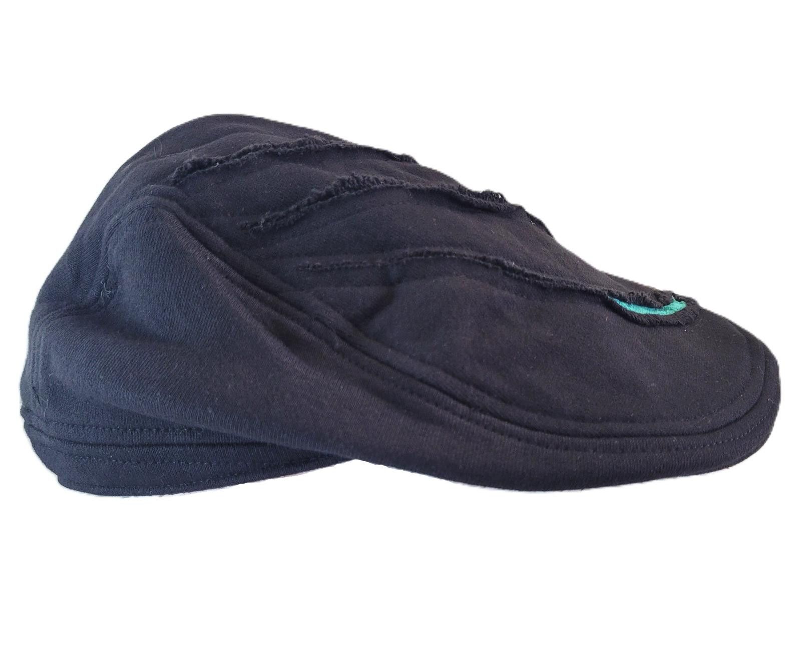 Other Newsboy Cap Black with Distressed Claw Design One Size Size ONE SIZE - 3 Thumbnail