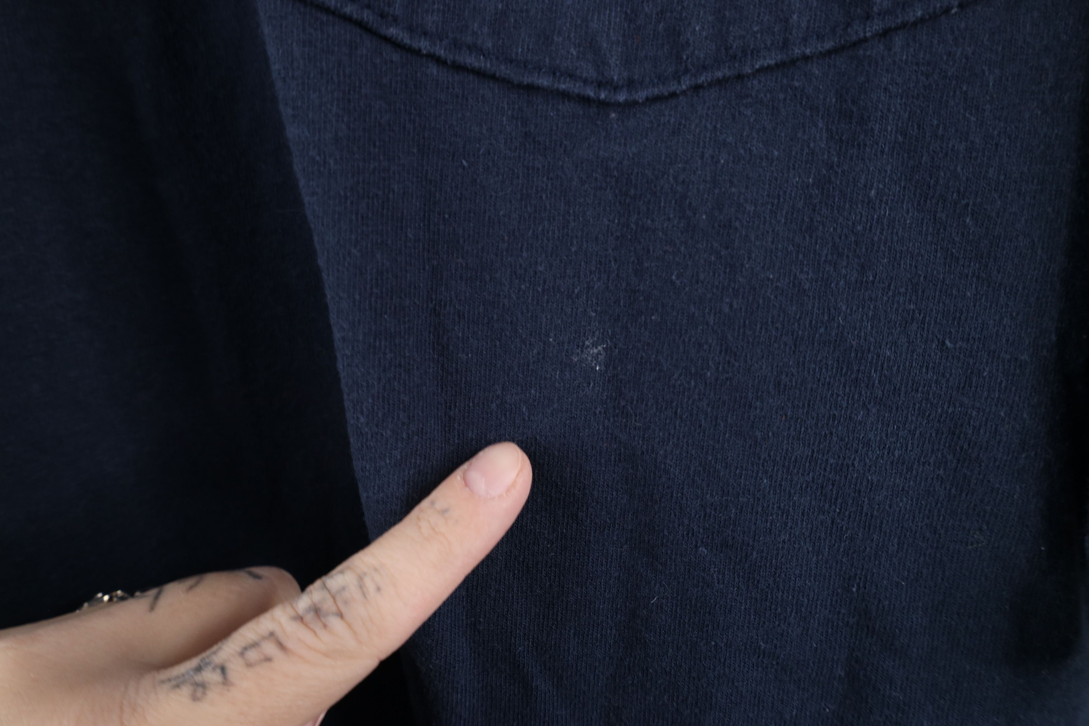 Carhartt × Vintage Vintage Carhartt Out Heavyweight Pocket T-Shirt Navy Blue Size US XXL / EU 58 / 5 - 6 Thumbnail