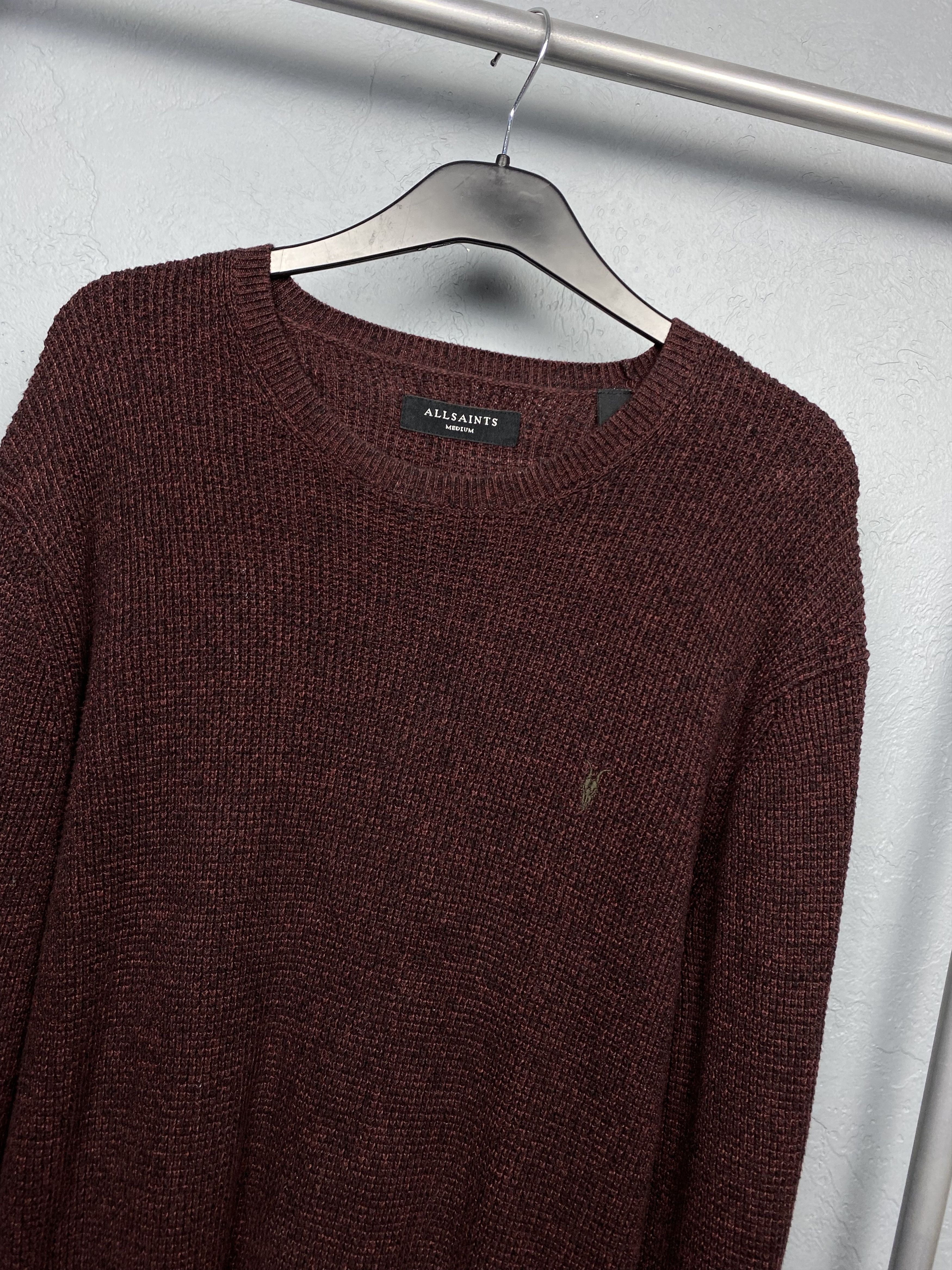 Allsaints × Vintage Allsaints Vintage Rias Crew Neck Mens Knit Sweater Size US M / EU 48-50 / 2 - 2 Thumbnail
