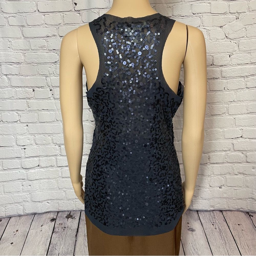 Other Max Studio Sequin Dark Grey Tank Top Size S Size S / US 4 / IT 40 - 6 Thumbnail