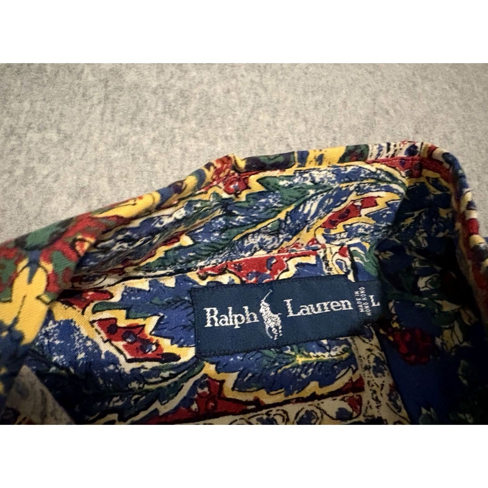 Polo Ralph Lauren VINTAGE Polo Ralph Lauren Short Sleeve Shirt Floral Mens Large Size US L / EU 52-54 / 3 - 2 Thumbnail