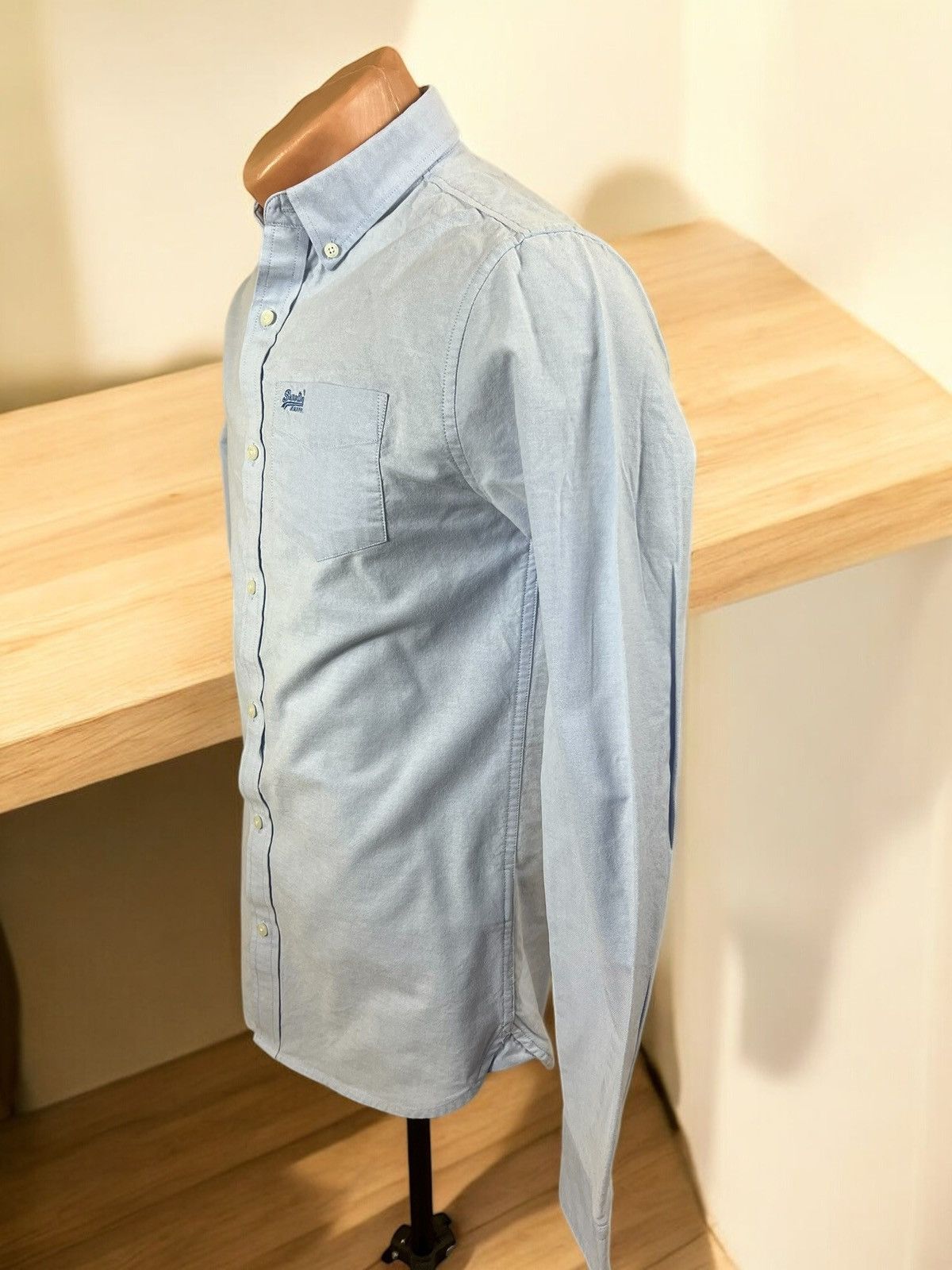 Superdry Superdry blue cotton shirt size S Size US S / EU 44-46 / 1 - 5 Thumbnail