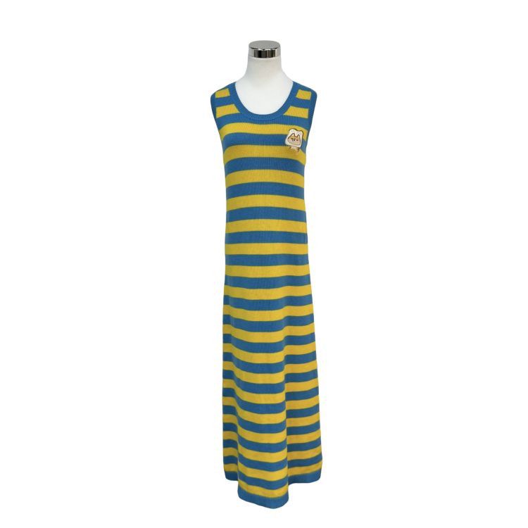 Gucci Gucci Striped Embroidered Knit Dress Size S Size S / US 4 / IT 40 - 1 Thumbnail